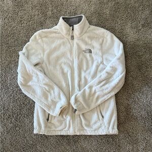 north face osito fleece jacket white